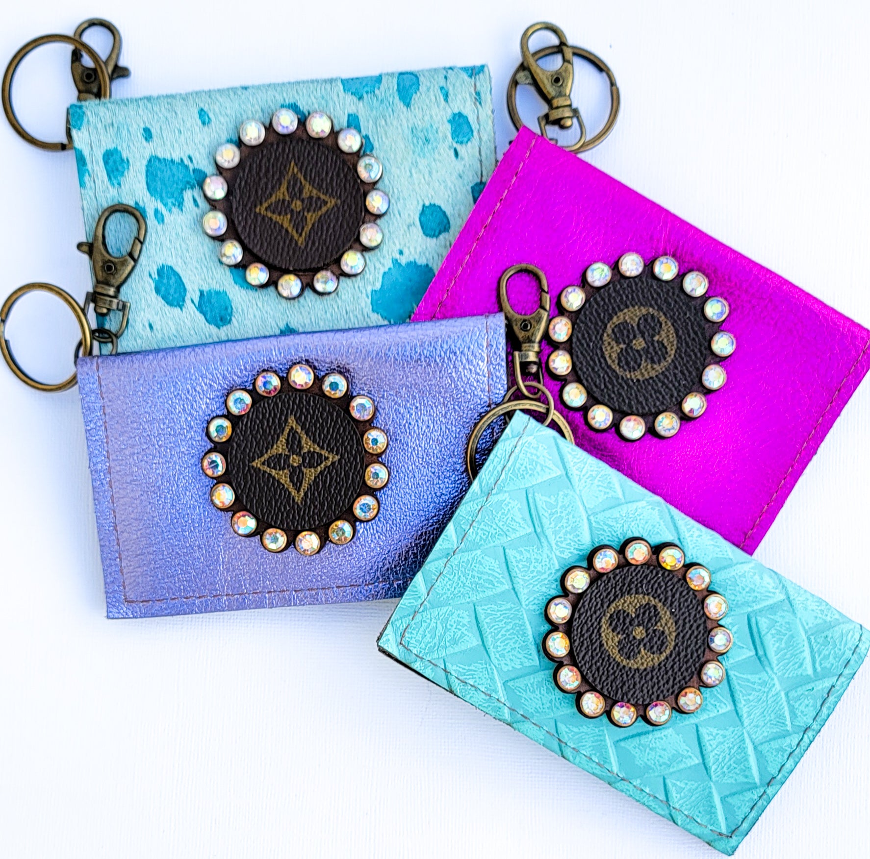 Fiesta Becca Upcycled Keychain Wallets | Multiple Colors!