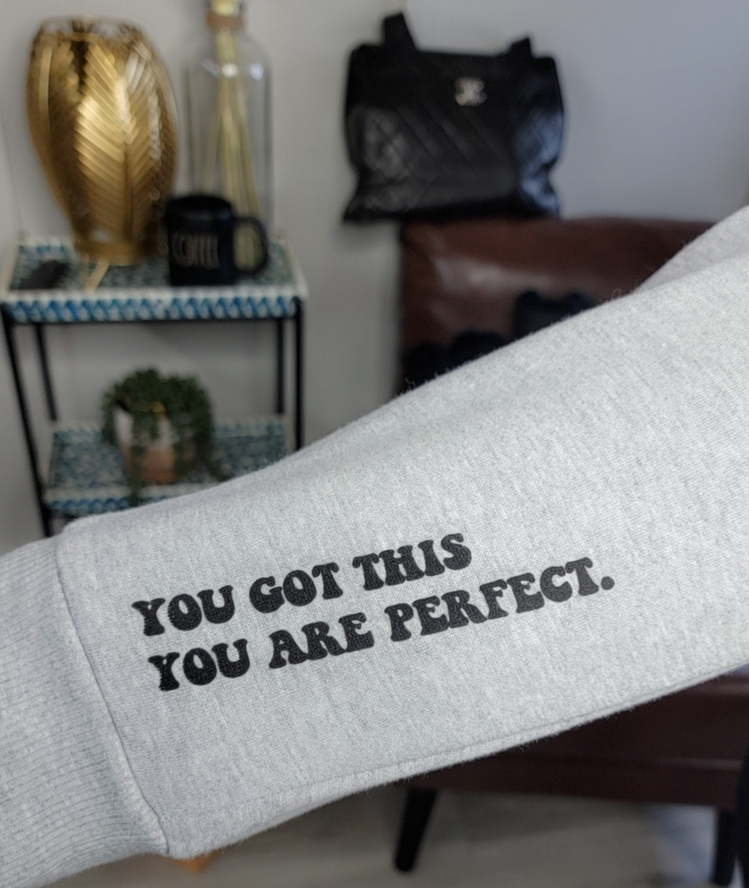 You're Perfect Zip Up- GREY