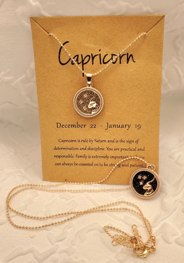 Zodiac Pendant Necklace