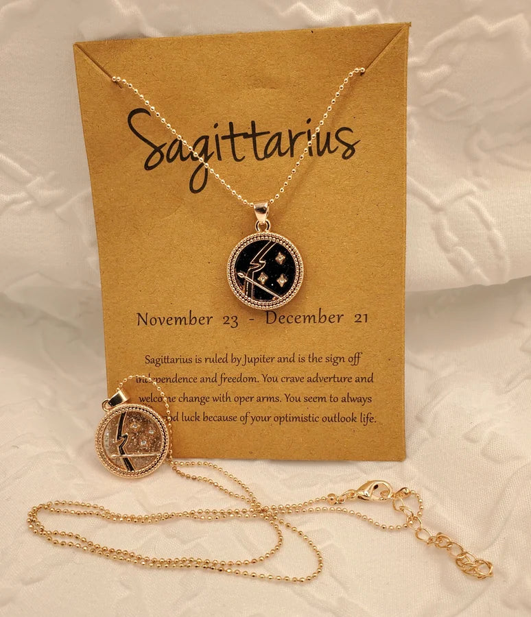 Zodiac Pendant Necklace