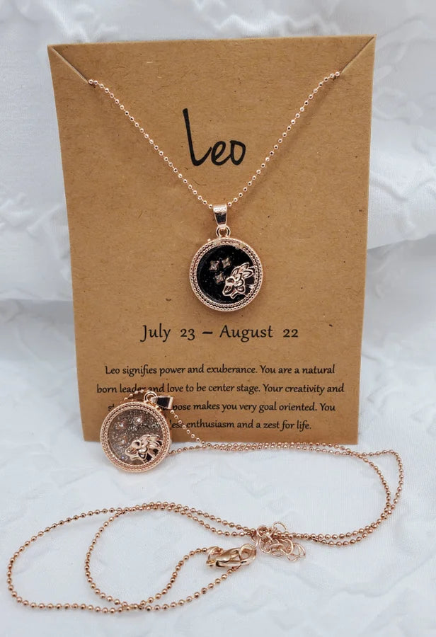 Zodiac Pendant Necklace