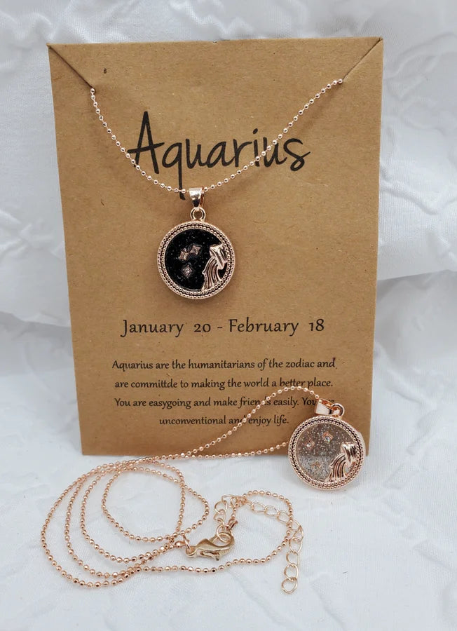 Zodiac Pendant Necklace