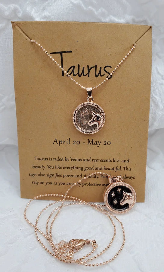 Zodiac Pendant Necklace