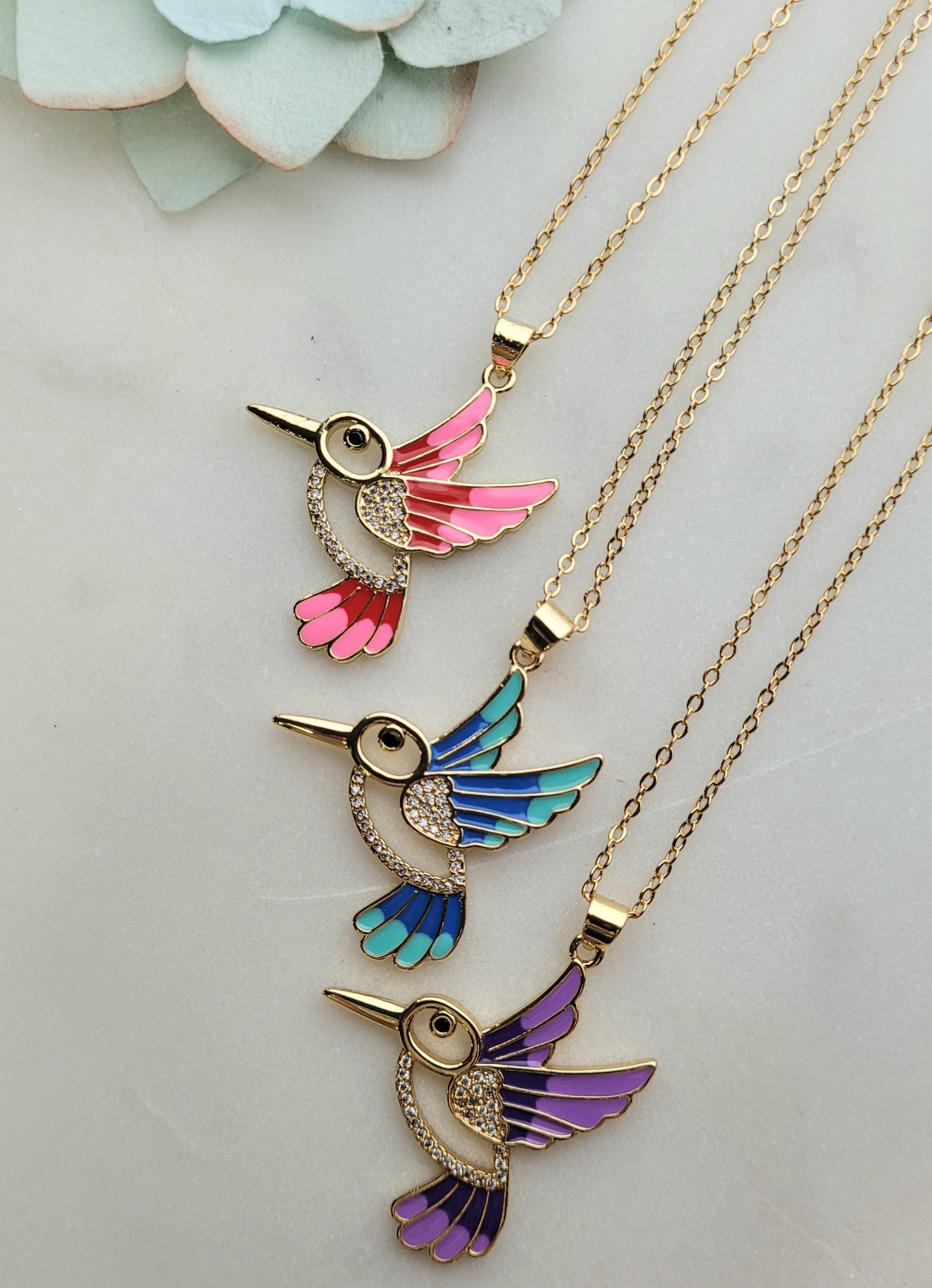 Hummingbird Necklace