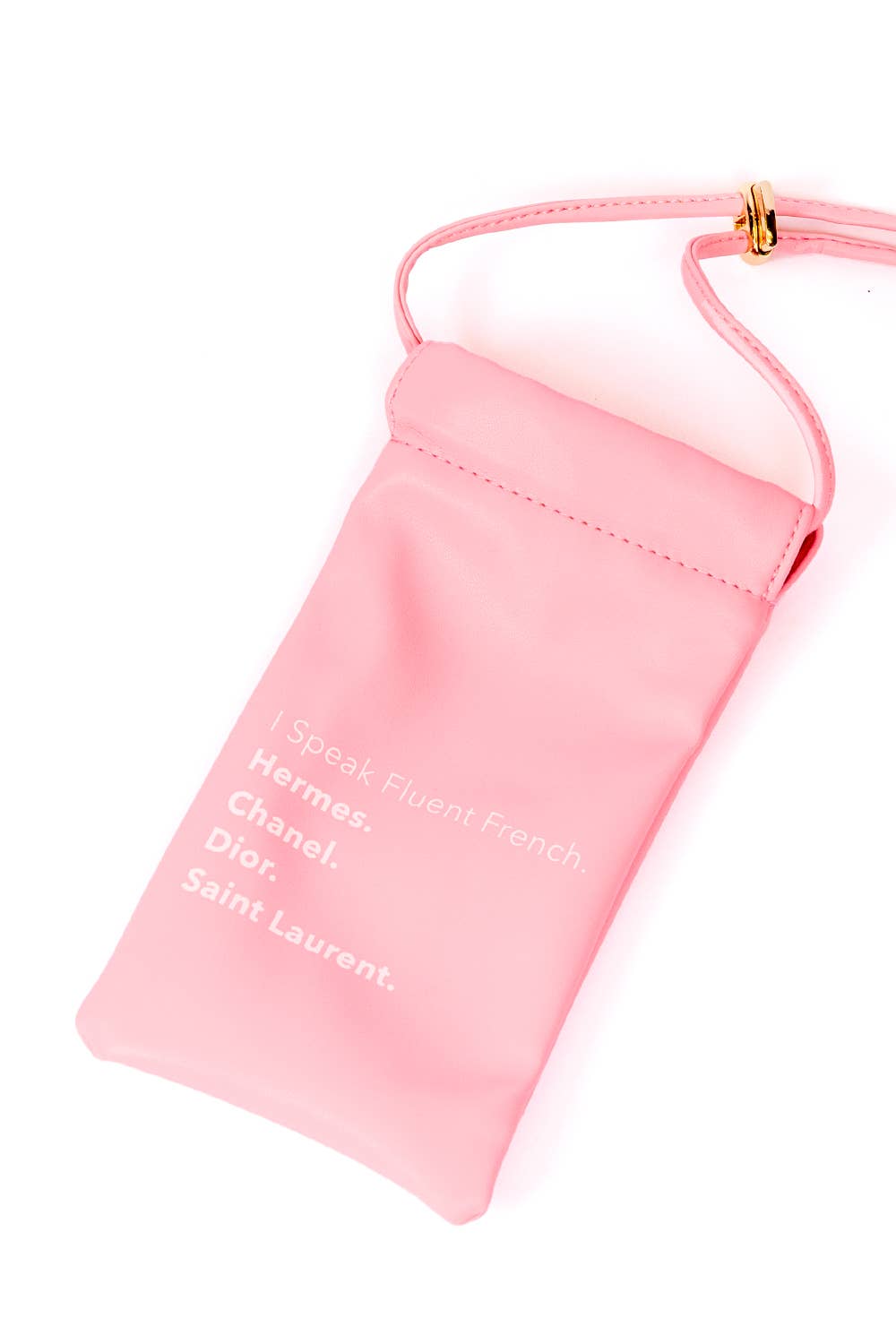 Pink Fluent French Crossbody