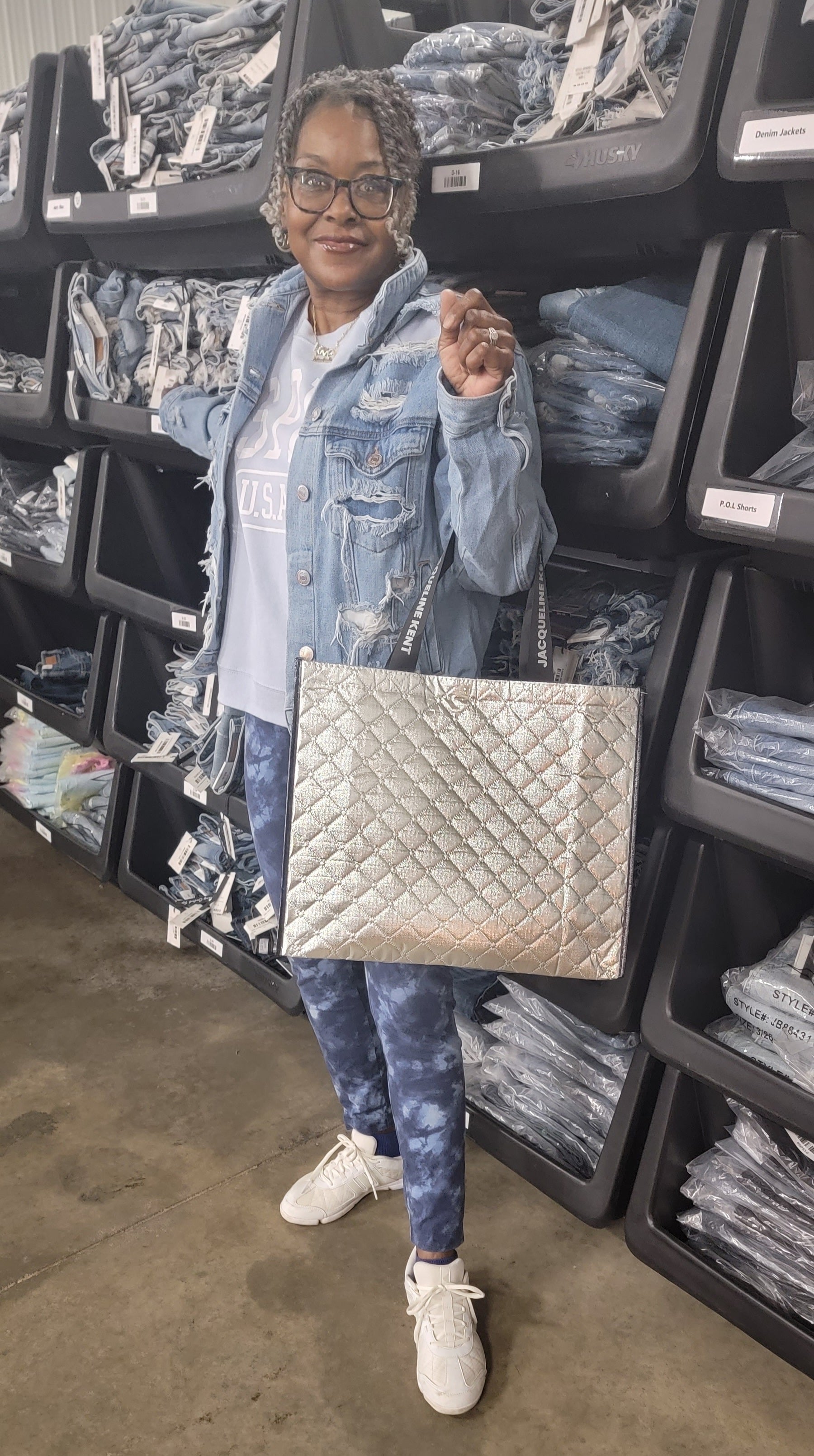 Jacqueline Kent Tote Two Colors Boujie Co. Boutique